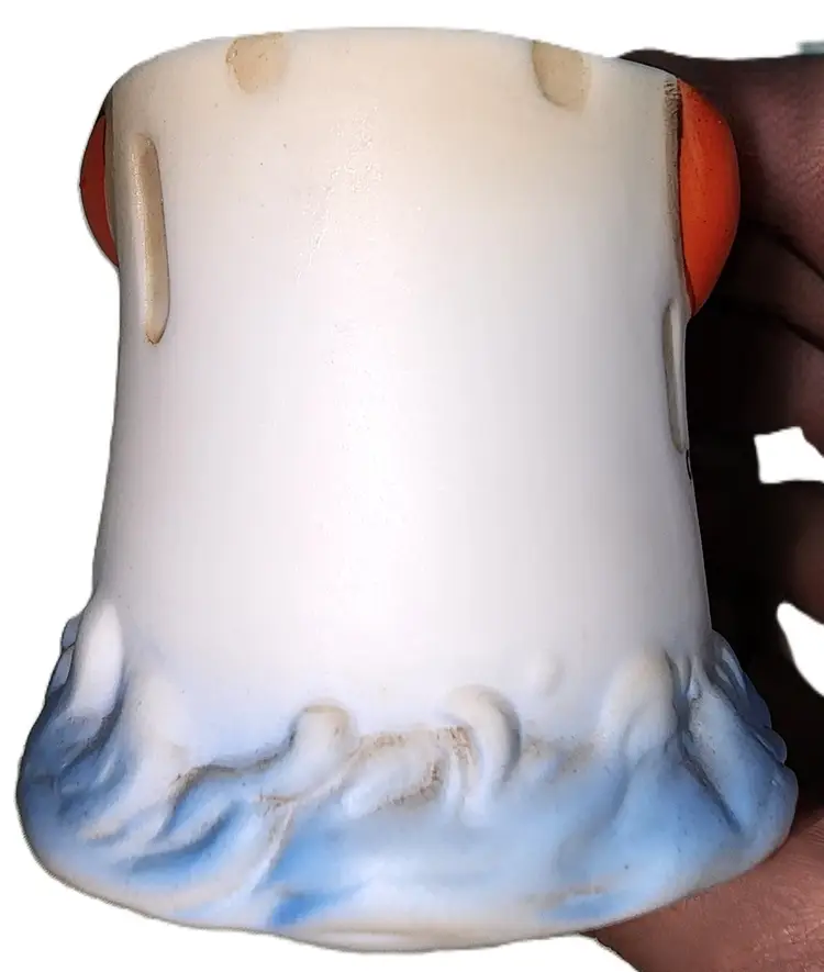 Vintage Nanco Connecticut Lobster Handle Butter Mug Cup Server Souvenir 1987