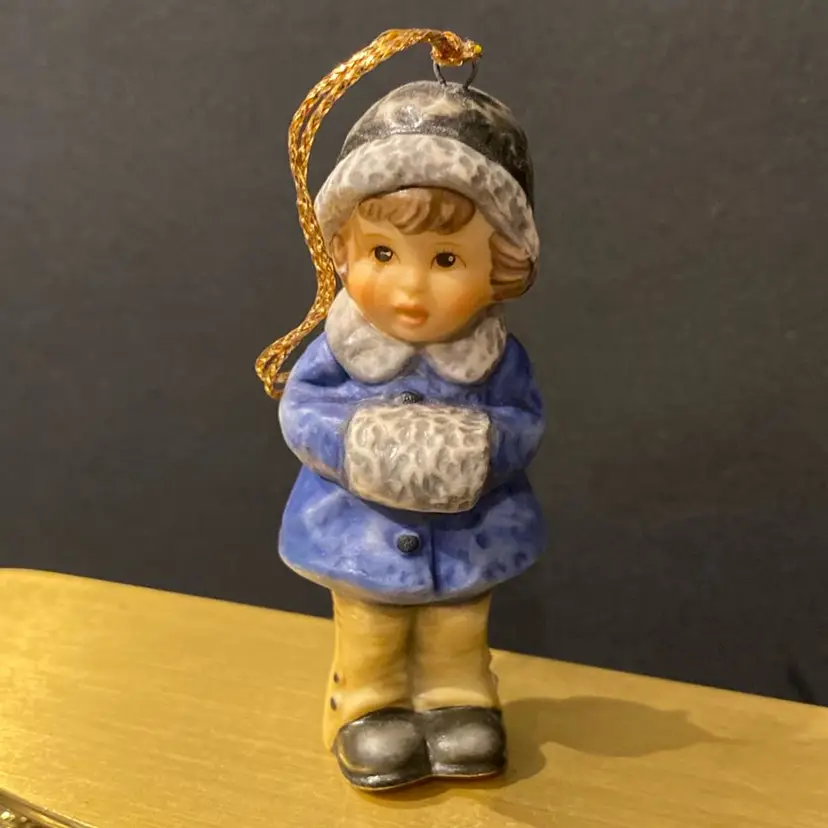Berta Hummel Goebel Girl with Hand Muff Ornament