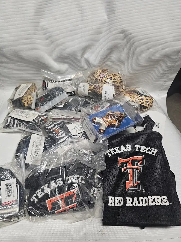 30 NCAA items lanyards, bags, ornament and other items