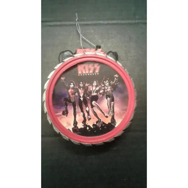 Kiss Holographic Musical  Ornament