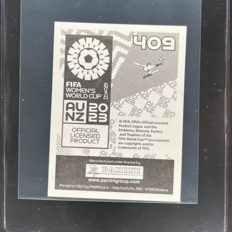 Khadija Bunny Shaw 2023 Panini Women’s World Cup Sticker Jamaica Soccer Card