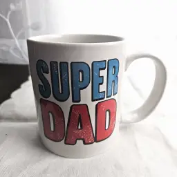 Vintage Hallmark Super Dad Coffee Mug 1980's Gift Father's Day