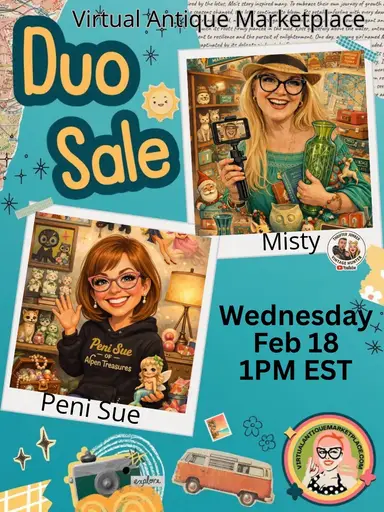 Live Vintage DUO Sale With TJVH & Alpen Treasures Peni Sue