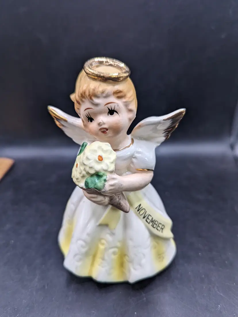 Vintage Mid Century  Nippon November Angel Figurine