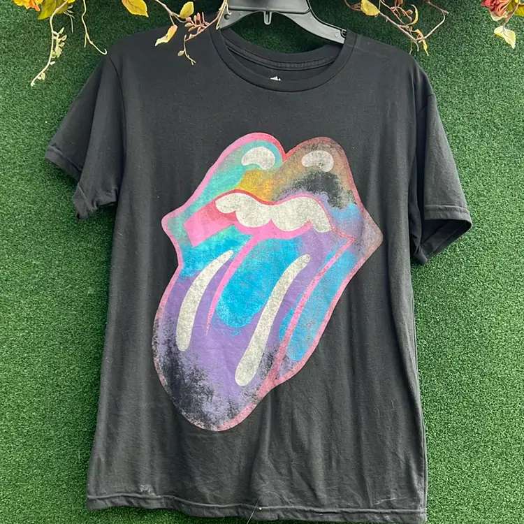 The Rolling Stones Rainbow Mouth Size Medium T-Shirt