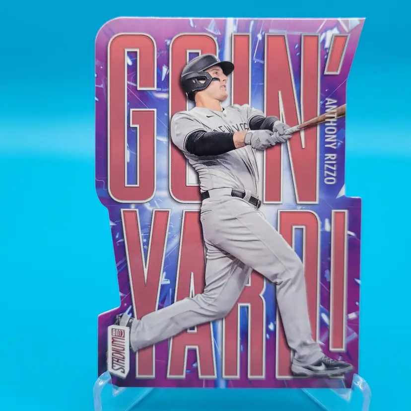 Anthony Rizzo 2023 Stadium Club Goin' Yard Red Foil Baseball Card New York Yankees