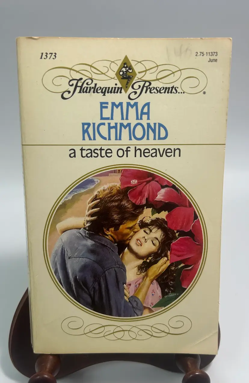 ‘A Taste of Heaven’ by Emma Richmond Vintage Harlequin Romance 1990