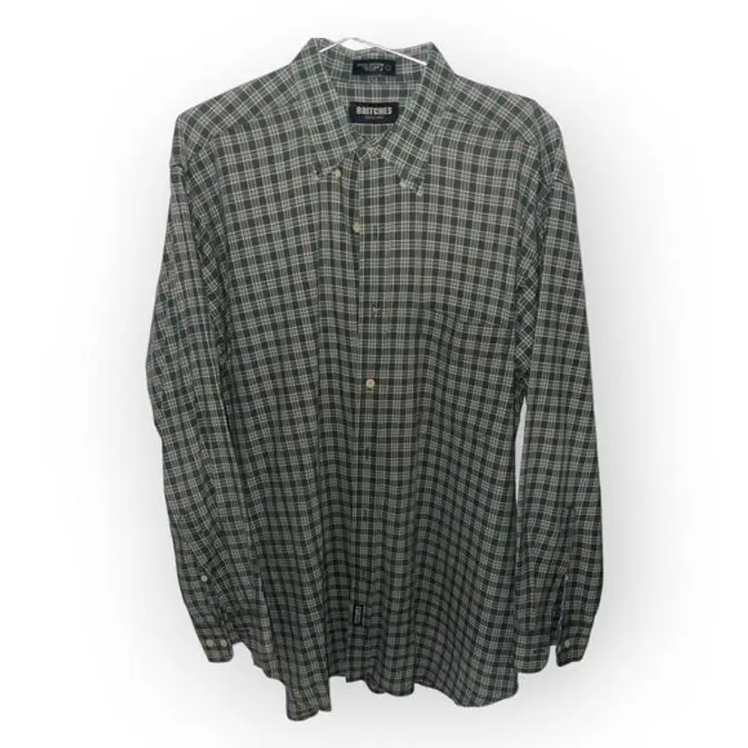 Vintage Britches Great Outdoors Man's Cotton Button up shirt sz l