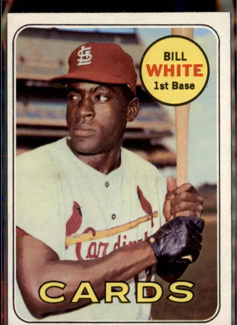 1969 Topps #588 Bill White - (pk3) - St. Louis Cardinals