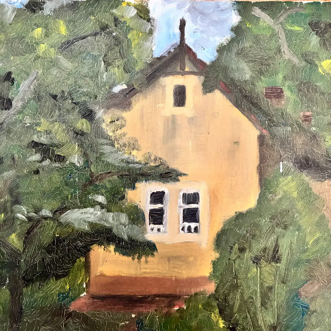 original antique oil on canvas