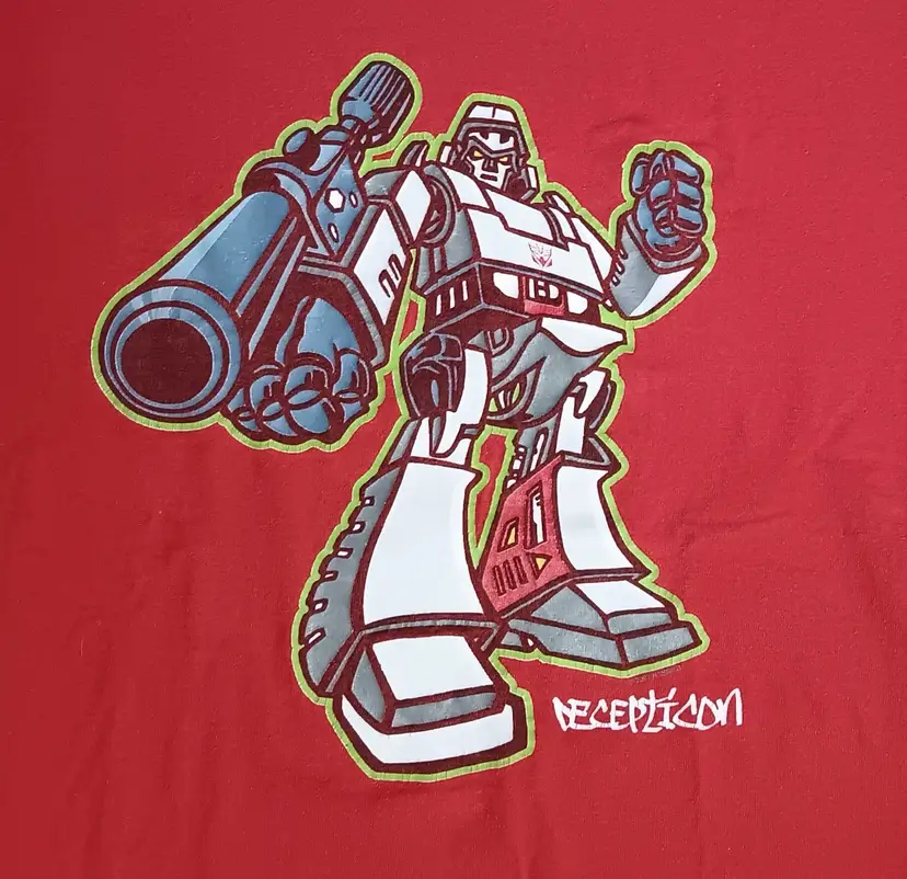 vintage Transformers Decepticon Megatron t-shirt Optimus Prime Bumblebee