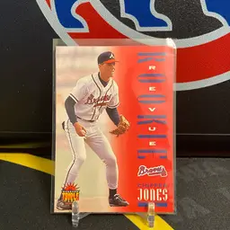 1994 Donruss Triple Play Rookie Revue Chipper Jones Atlanta Braves