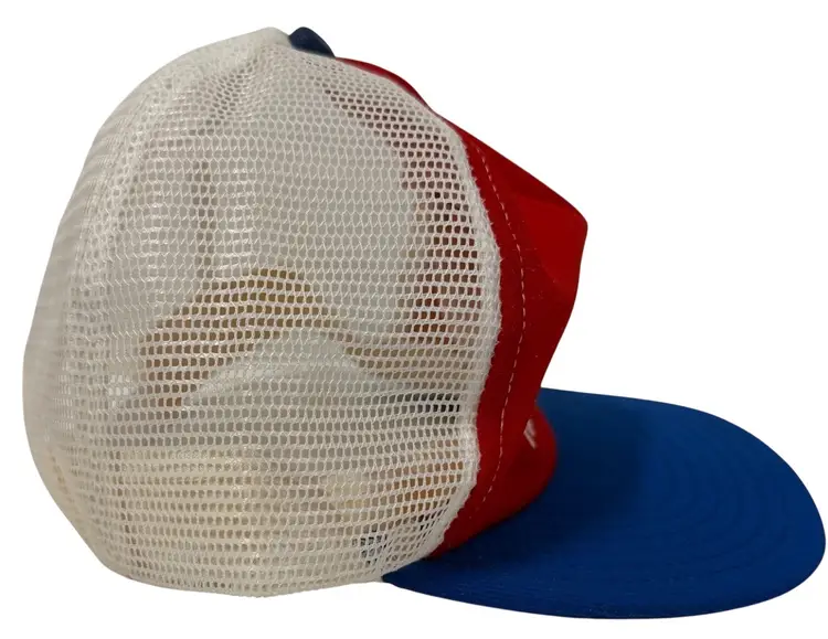 Vintage Trucker Hat 1980’s Furgason “Fur” Sheriff Flat Brim Adjustable Snapback