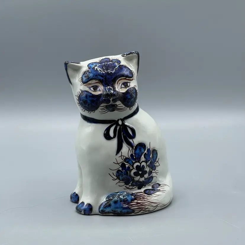 RARE Royal Copenhagen Cat Aluminia Fajance Doreen Middleboe Figurine