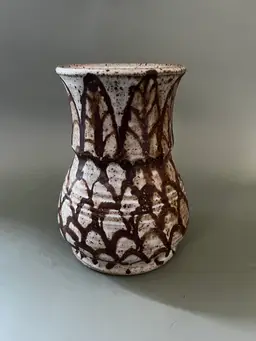 Signed Studio Art Pottery Vase