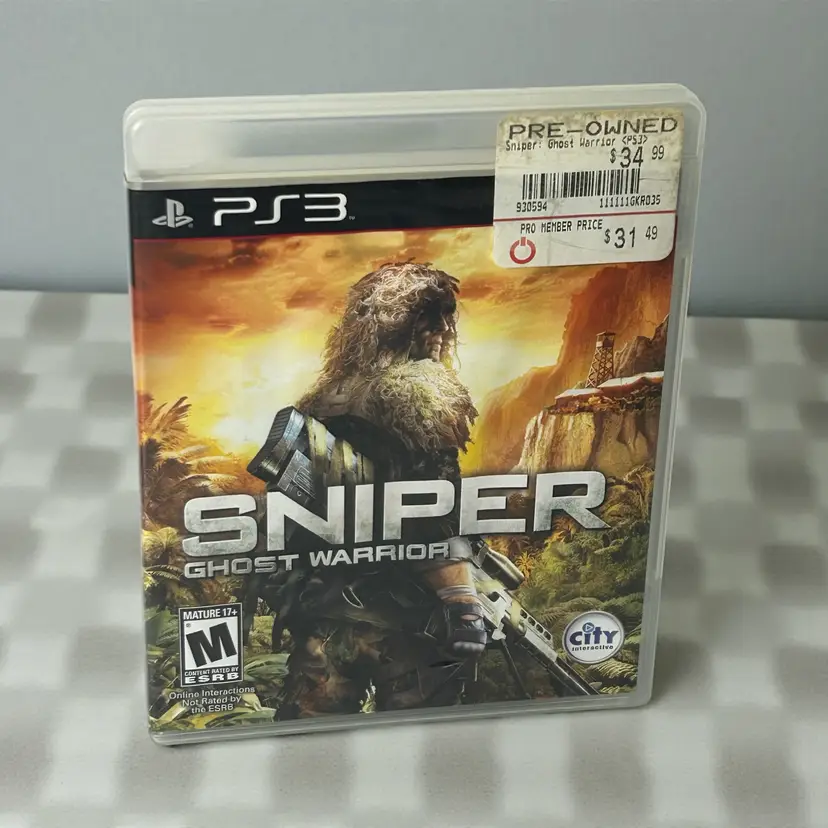 Sony PlayStation 3 PS3 Sniper Ghost Warrior