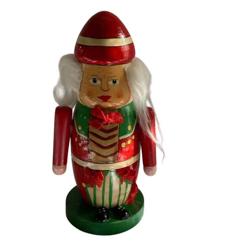 Two Piece Wooden Nesting Soldier Dolls