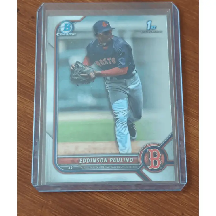 2022 Bowman Eddinson Paulino 1st Bowman RC Boston Red Sox