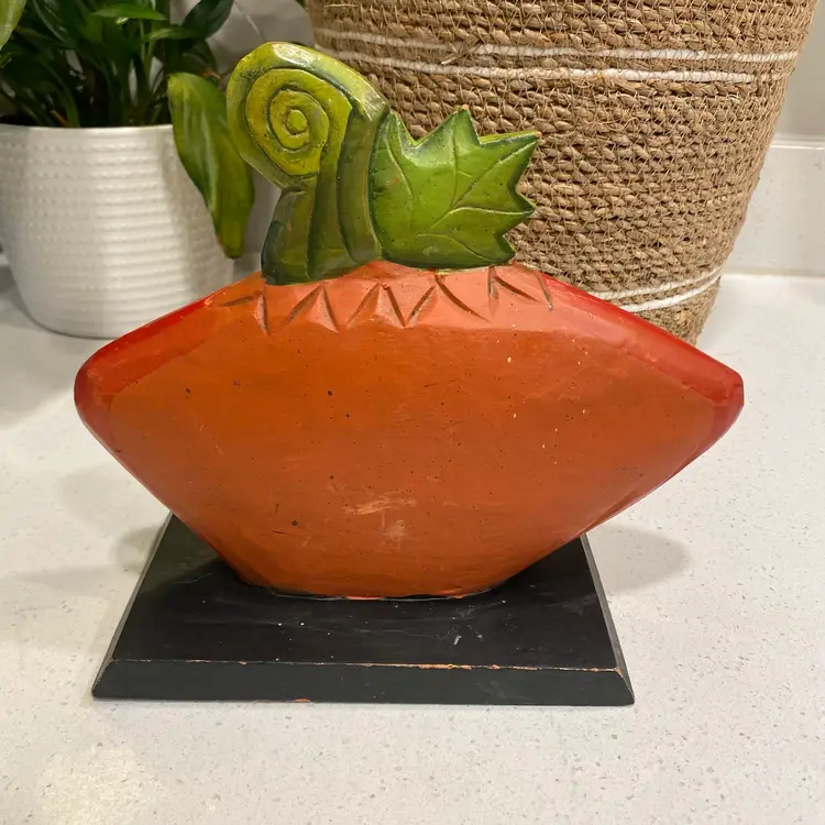 Midwest Cannon Falls Whimsical Halloween Jack-0-Lantern Pumpkin Wood Decor