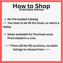 000- SHOPPING - SHIPPING EXPLAINED - Eclectique Avenue ( Djilly)