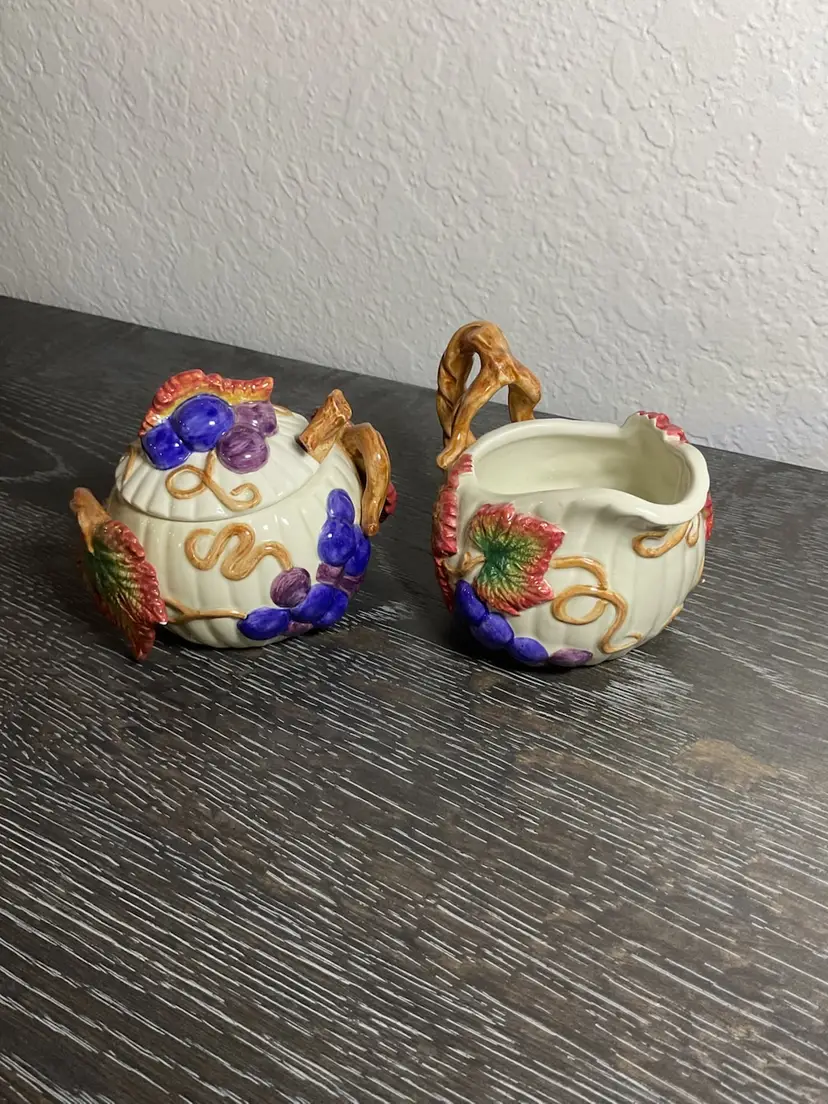 Fitz & Floyd Sugar & Creamer Set - Call Out