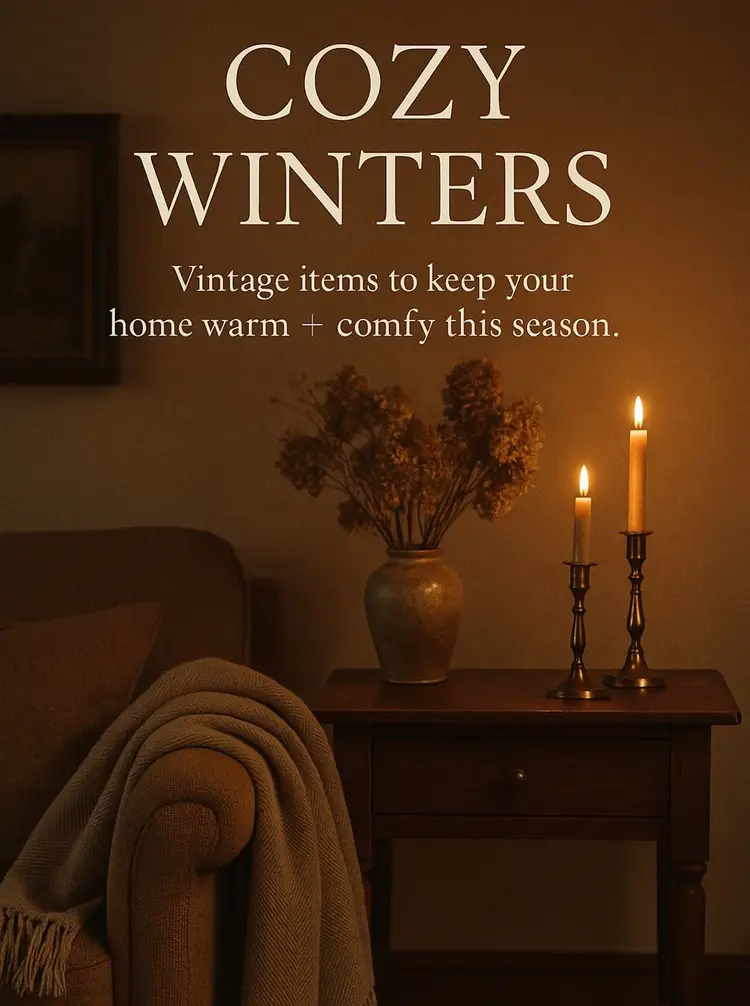 Grab a cup of tea and shop cozy vintage décor