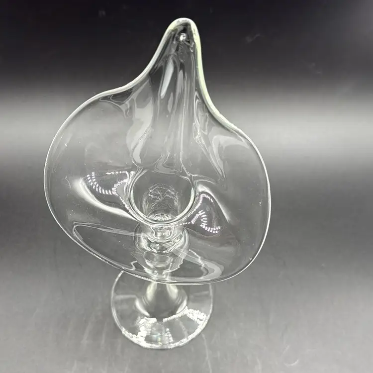 Clear Glass JIP Candle Holder Mini Vase