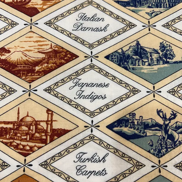 Fat Quarter Around The World Fabric