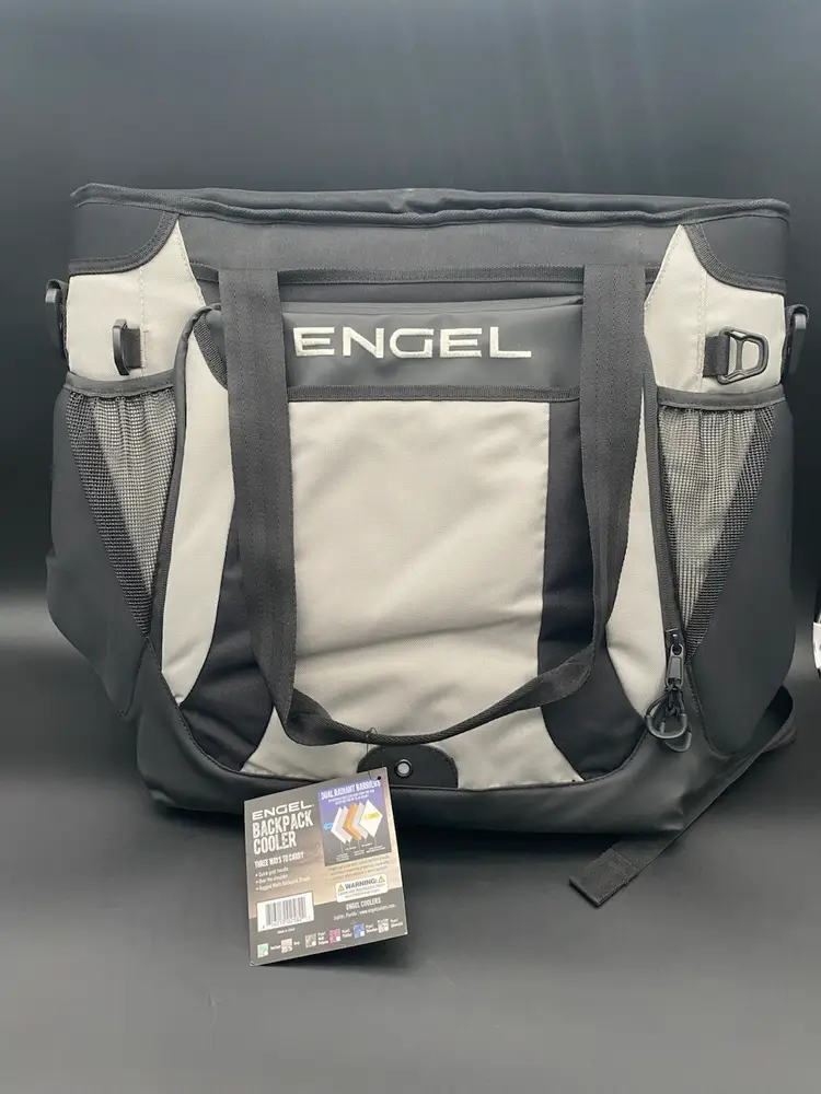 Engel Large Gray Expedition Grade Backpack Cooler - New w/ Tags