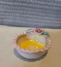 Charming Floral Miniature Bowl