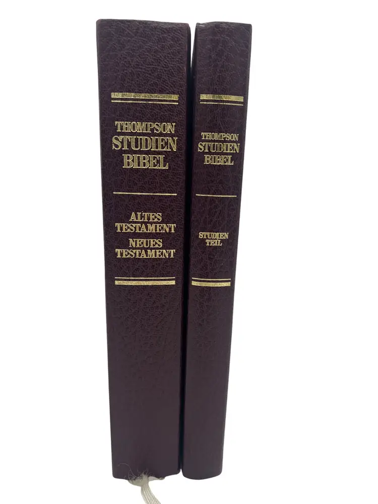 Thompson Studienbibel 1984 2-Volume Study Bible Set, Luther, Hänssler Verlag