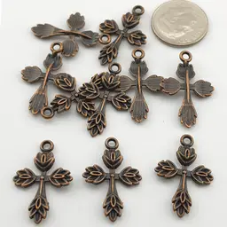 10pcs Cross Charms #CC112