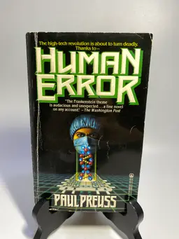 Vintage 'Human Error' by Paul Preuss Paperback 1987