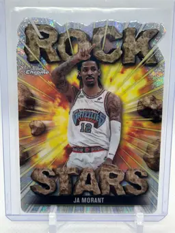 Ja Morant 2025-26 Topps Chrome Rock Stars SP Insert Memphis Grizzlies