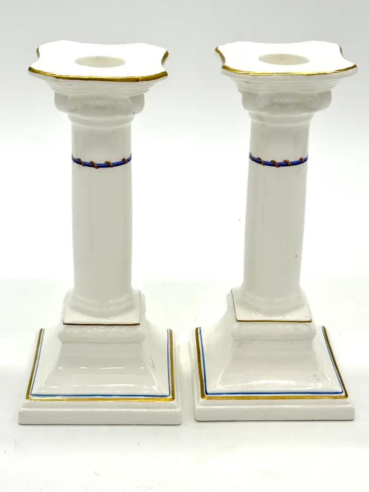 Candle Holders Vintage Villeroy & Boch Tassle Design Made In France