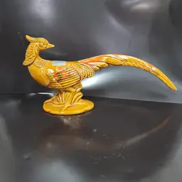 Vintage USA Pottery Pheasant Figurine