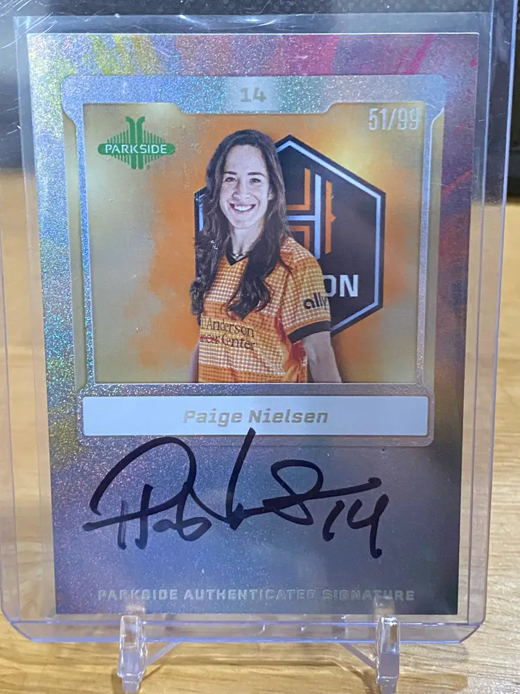 2025 Parkside NWSL Shimmer/99 Auto - Paige Nielsen