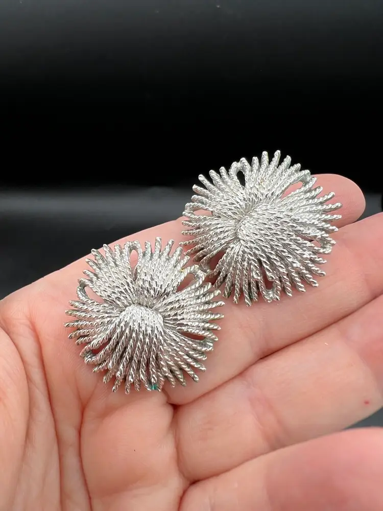 Monet Starburst Cordelia Clip On Earrings