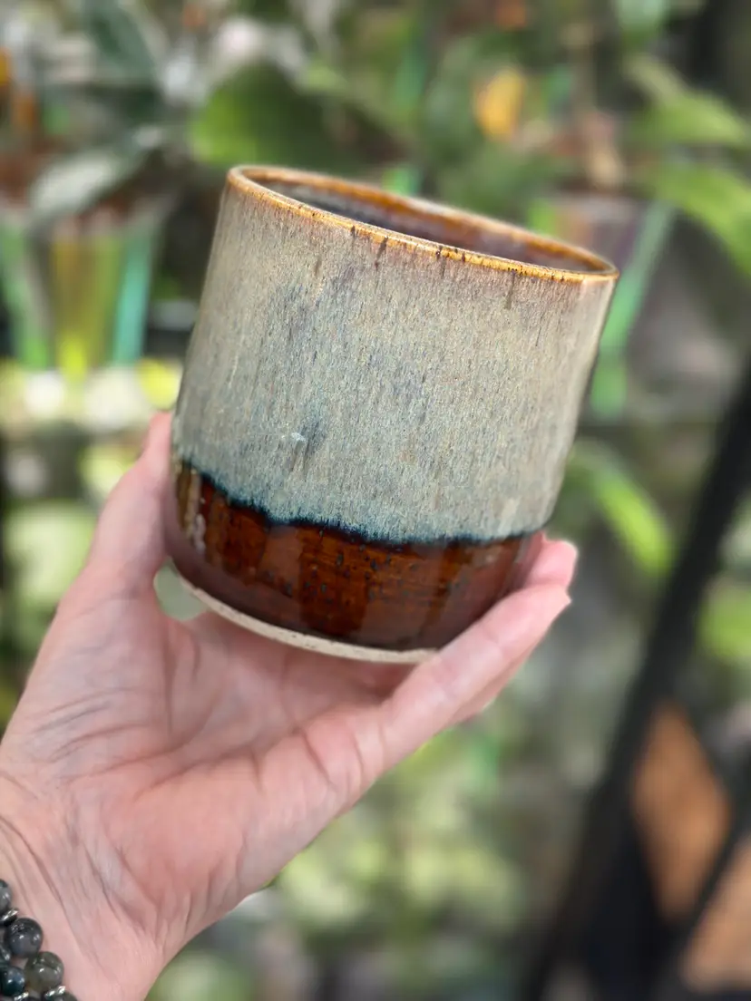 #04 Handmade pot, no drainage 3.75 inch