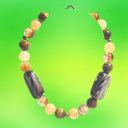 Bracelet With Clasp browns and creams