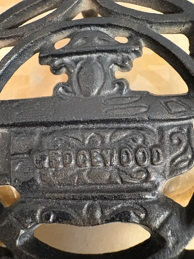 Vintage Wedgewood Small Iron Trivets
