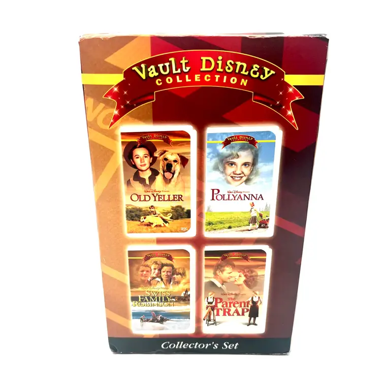 VTG VHS Vault Disney Collection Collector's Set of 4 Classics NEW SEALED