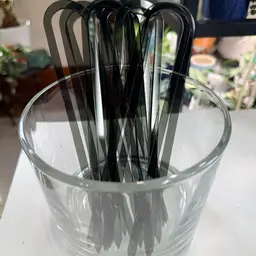 Mini Trellis Transparent Smoke - 7.5x1.5