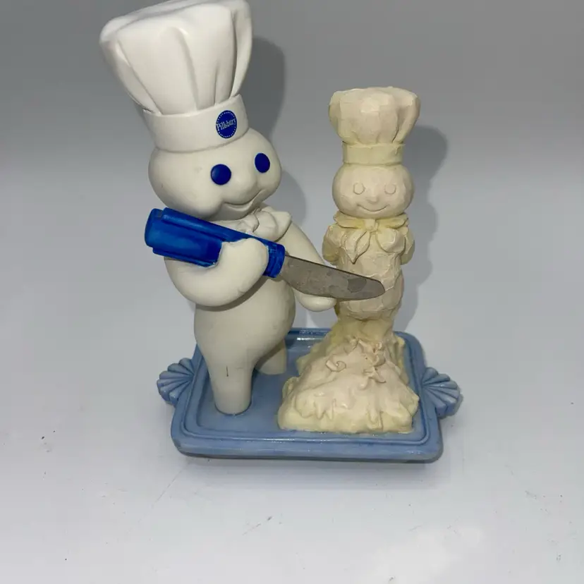 Danbury Mint Pillsbury Doughboy Self Portrait in Butter Ceramic Figurine 5”