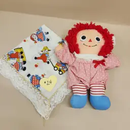24 Raggedy Ann Doll And Hanky