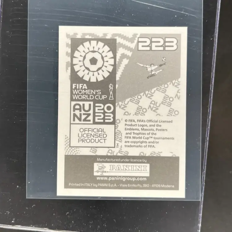 Fran Kirby 2023 Panini Women’s World Cup Sticker England Soccer Card