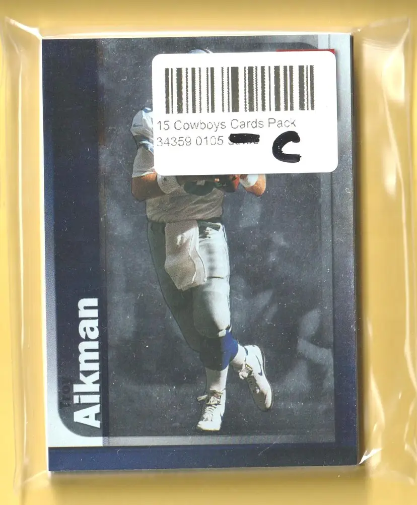 15 Card Pack C Dallas Cowboys Troy Aikman