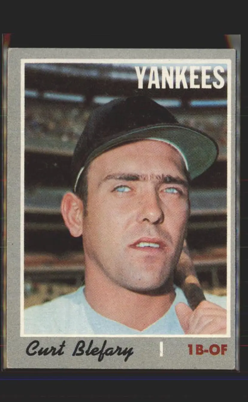 Curt Blefary 1970 Topps #297 - () - New York Yankees