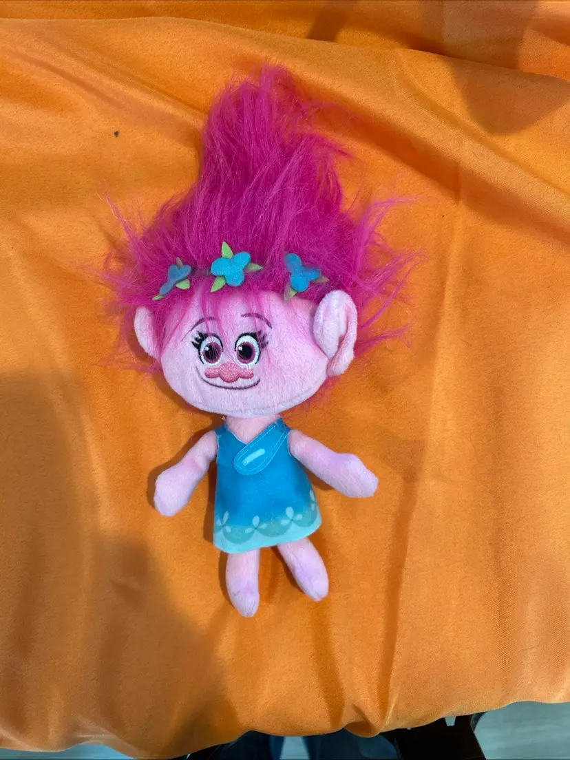 Trolls Poppy 12 inch Plush Stuffed Doll Movie Pink