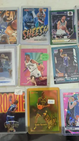 20 NBA Stars Futures and Past lot!!!